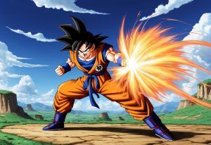 Dragonball Z Son Goku Attacke