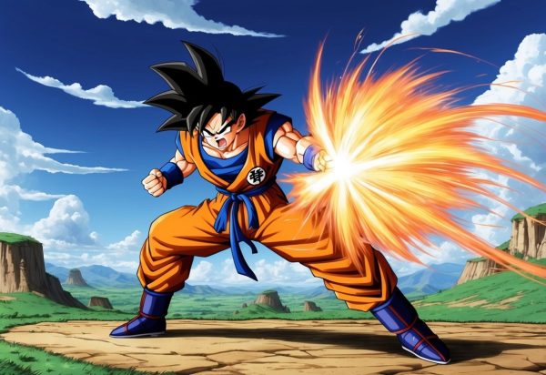 Dragonball Z Son Goku Attacke