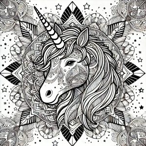 Mandala Einhorn