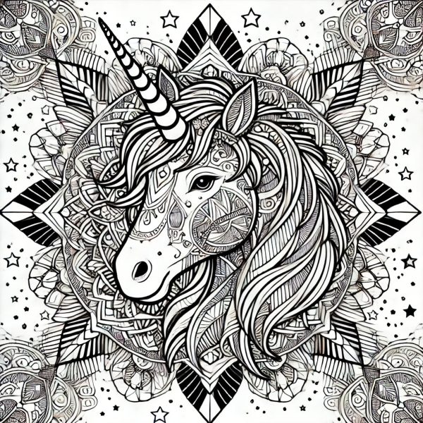 Mandala Einhorn