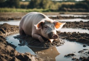 Schwein im Schlamm 1